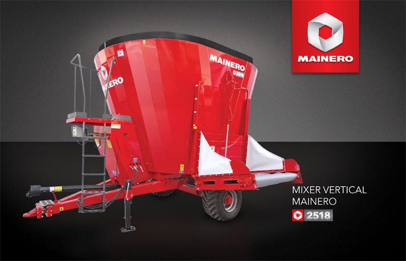 CARRO ALIMENTADOR MARCA MAINERO MODELO 2518 VERTICAL, CAPACIDAD 14MTRS3, ORIGEN ARGENTINA, NUEVO SIN USO, AÑO FABRICACIÓN 2025